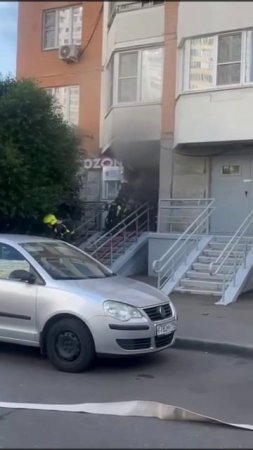 🔥Во Внуково загорелся пункт выдачи заказов🔥