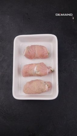 4 Куриные рулетики с сыром и шпинатом