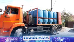 ⚡️ Работают с утра до вечера: Московские водовозы курсируют в Пролетарском районе Донецка