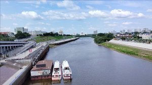 Тюмень. Набережная и река Тура