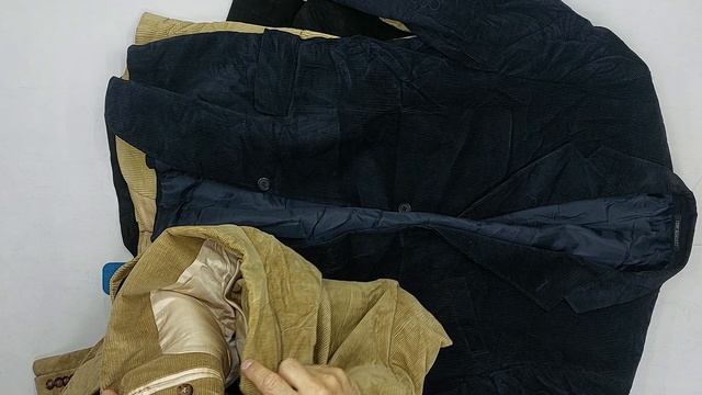 Пиджаки мужские вельвет секонд оптом 2 пак