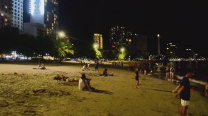 Вьетнам Нячанг ночью 30 июля 2025 🔥 Пляж, народ купается в море ночью и просто отдыхает на берегу!