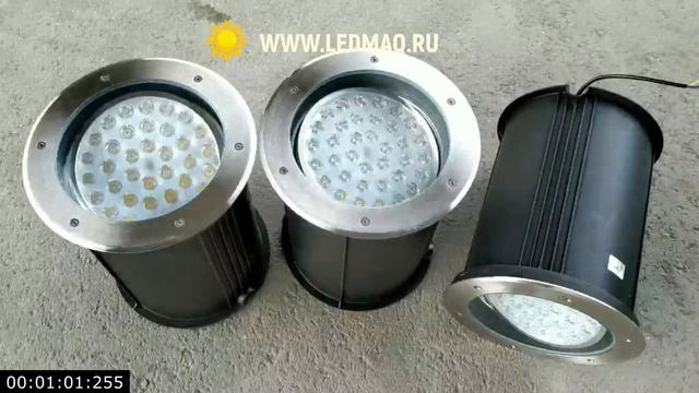 Грунтовый поворотный светильник серии GY-SP-36W