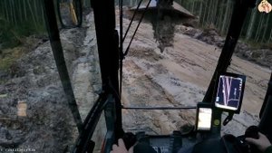 Строительство, дорога в лесу, продолжение