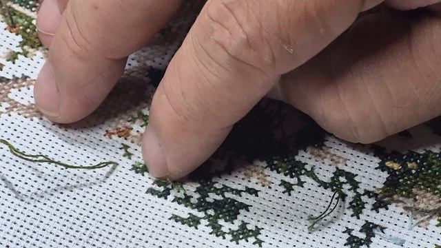 Вышивка крестиком. Про самодельный станок где всё под рукой и паттерн мейкер (прога для вышивки). смотреть онлайн