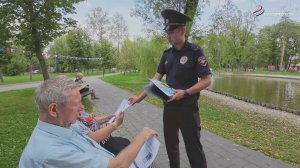 В Серпухове работают участковые уполномоченные полиции