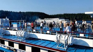 теплоход "Андропов" утренняя зарядка