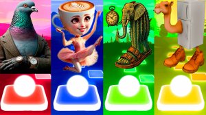 ШПИОНИРО ГОЛУБИРО 🆚 БАЛЕРИНА КАПУЧИНО 🆚 ЛИРИЛИ ЛАРИЛА 🆚 ФРИГО КАМЕЛО | Tiles Hop №112