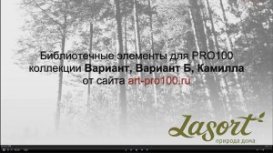 кухни Ресурс-Мебель Вариант, Камилла, Вариант Б. Библиотеки для PRO100