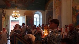 Литургия  в престольный праздник  иконы Божией Матери «Казанская»  с.Альгешево   21.08.2025г.