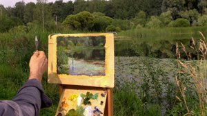 Пленэр, работа на солнце прямыми сравнениями