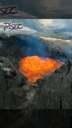 Как звучит прорыв лавы сквозь поверхность