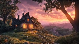 Летний закат в домике ведьмы | Очарованная летняя атмосфера и успокаивающий вокал