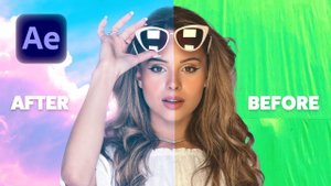 Реалистичная замена зелёного фона в After Effects