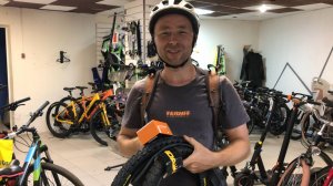 Веломагазин мастерская X-Terra. Везу подарки в Ершово. Заехал к Никифоровым.