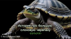 История про большую Слоновую черепаху