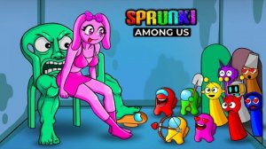 Амогус против Спрунки ПИНКИ х КАРКЕРКАР КУРКУР в " Доме ужасов