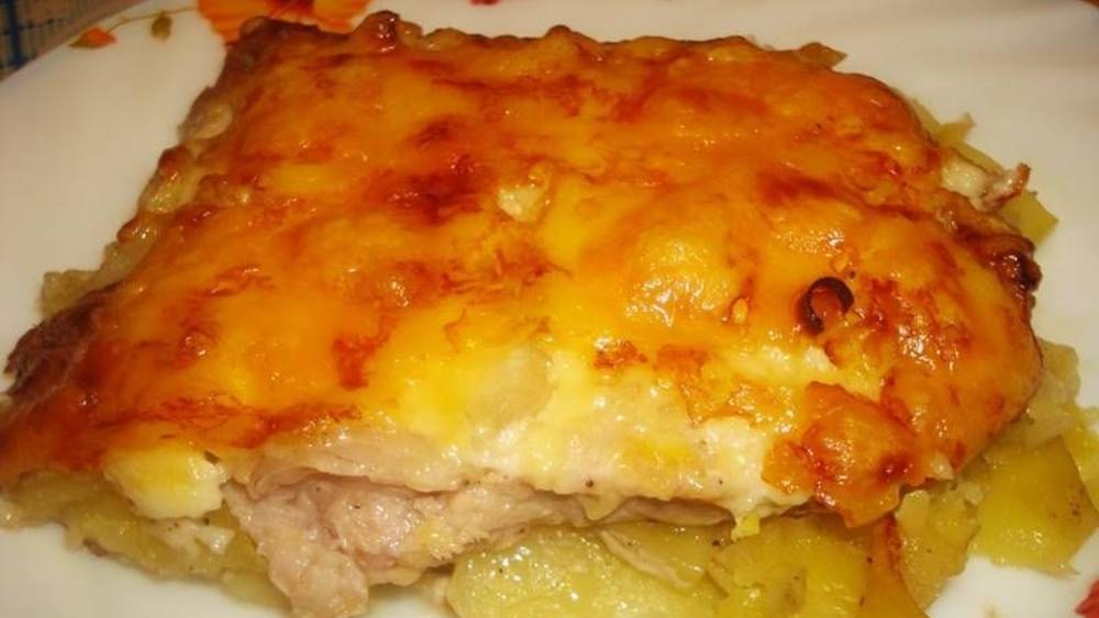 Рецепт мяса по французски 👍классически в духовке с картошкой