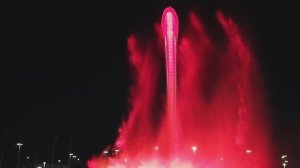 Цветомузыкальный фонтан в Сочи (Олимпийский парк).