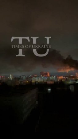 🔥🏴 Киев сейчас. Идёт массированный налет дронов.