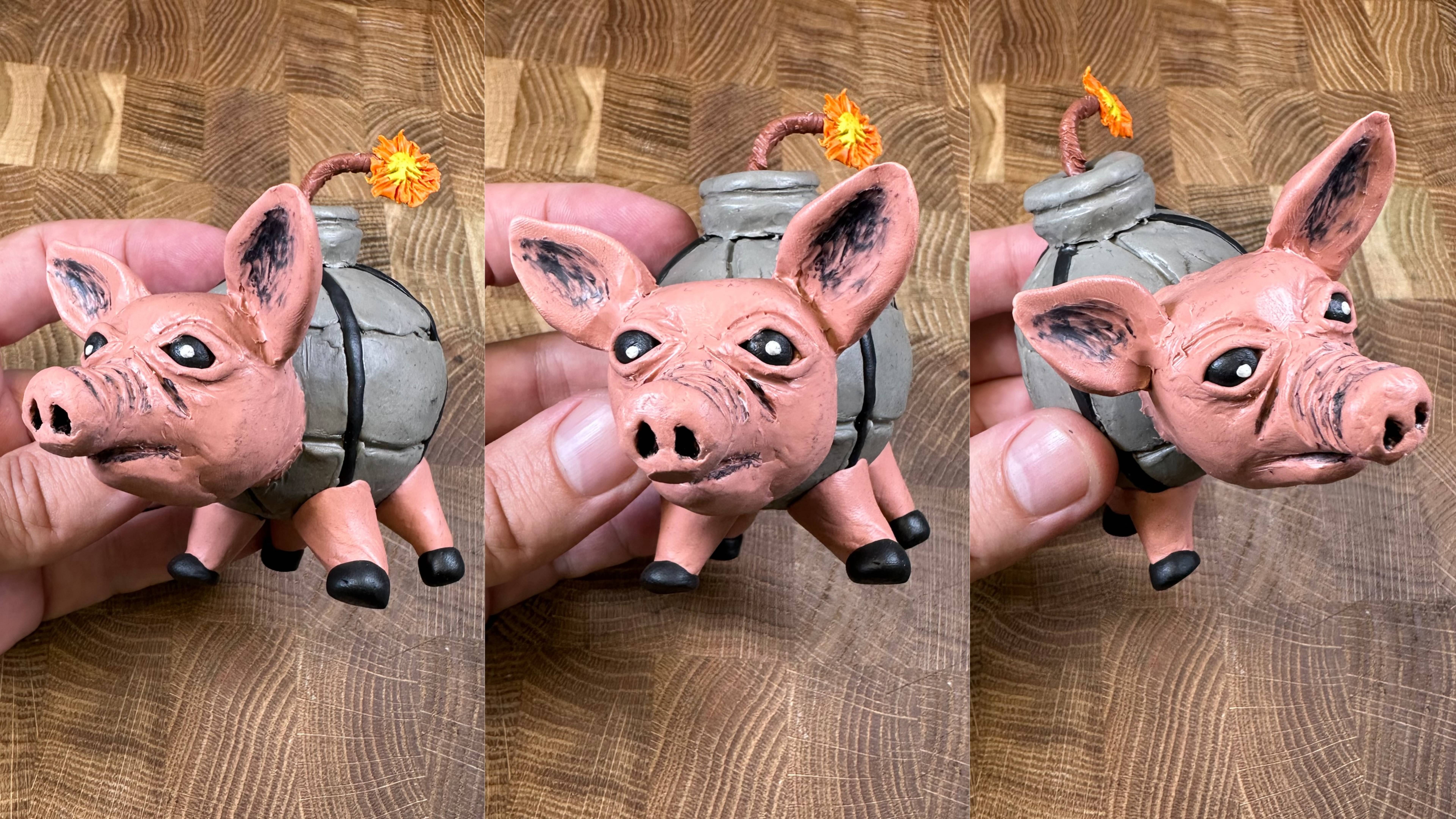 Свинино Бомбобоино Итальянский мем из пластилина смотреть онлайн