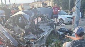 В Камне-на-Оби пацаны хотели пролететь на красный, но их размазала фура.