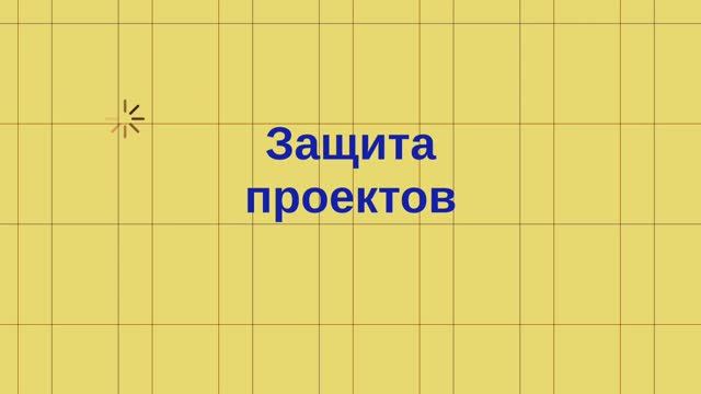 Защита проектов