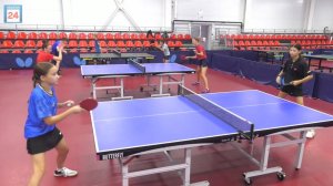 Урок от чемпионки: мастер спорта по настольному теннису Ольга Воробьева провела занятие для детей