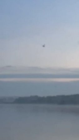 БПЛА упал над водоемом.