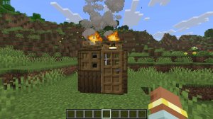 Строим домик 2*2 блока в Майнкрафт!