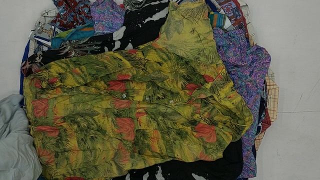 Рубашки мужские короткий рукав брендовые  секонд оптом 4 пак