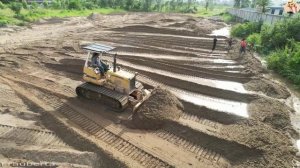 Строительство, засыпка песком продолжение