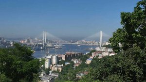 Владивосток от Третей рабочей до Нагорного парка (24 июля 2025).