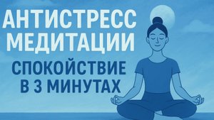 Антистресс медитации. Спокойствие в 3 минутах