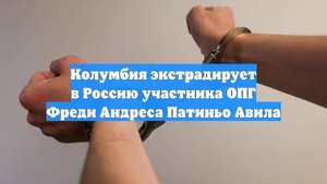 Колумбия экстрадирует в Россию участника ОПГ Фреди Андреса Патиньо Авила