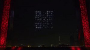 Зрелищное шоу дронов для Nike/Jordan в Дубае