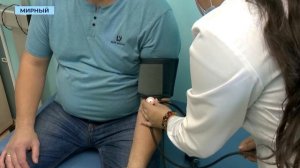 Медики Мирного диагностировали сахарный диабет у 35 человек во время диспансеризации