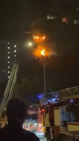 🔥В Солнцевском проезде ночью произошел пожар на балконе🔥