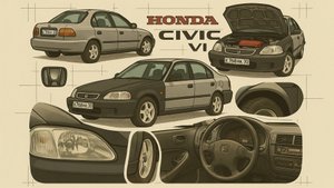 🏎️ Honda Civic VI Седан: Восстановление и доработки Корча - оживляем после зимы!
