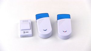 Беспроводной дверной звонок ЭРА TWIN-R — слышно в каждой комнате!