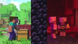Отважная жизнь Алекса и Стива в Майнкрафте, часть 2