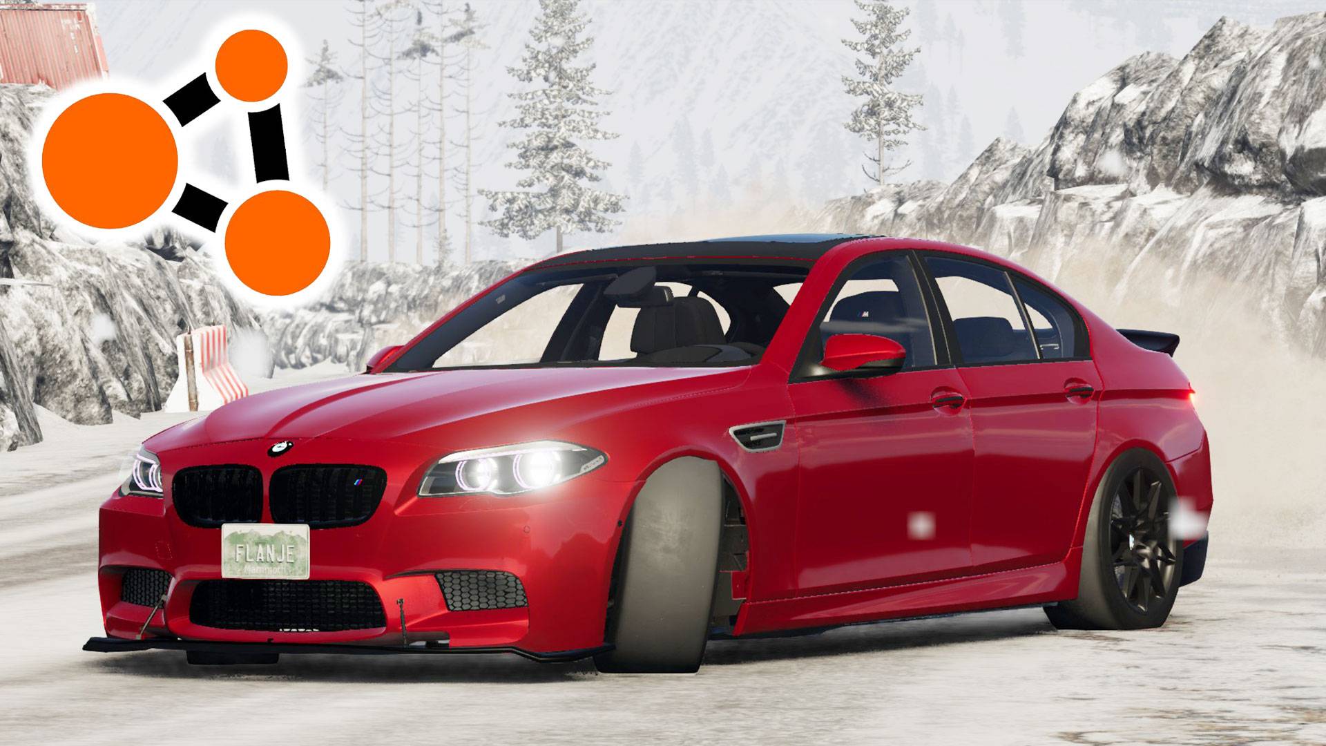 Смертельный дрифт на скользкой дороге 1 - BeamNG Drive