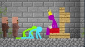 Жители деревни - 9 серия / Стикмены и Minectaft