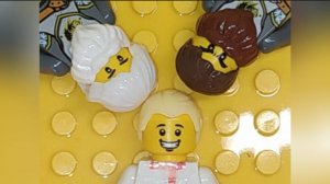 Три Богатыря на дальних берегах / фрагмент из м/ф / фигурки-самоделки / аналог Лего