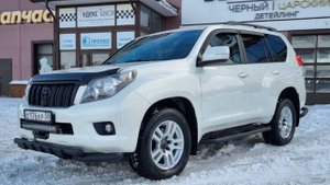 Toyota LC Prado 150 Лебёдка в штатном бампере, компрессор, Line-X и полезные допы