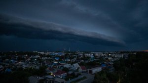 Ночная сильная гроза 30 июля 2025