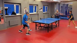 Какаяк/Иванов В. (967) - Карпович/Вольская (897) 31.07.25 Парный РАНДОМ настольный теннис