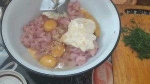 Котлеты рубленные из филе курицы