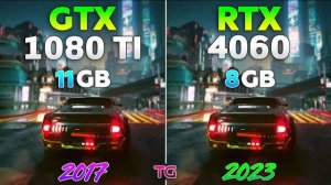 RTX 4060 vs GTX 1080 Ti - Test in 8 Games | 1440p