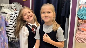 ДвеНяшки готовятся к первому звонку 🎊 Школьный шоппинг